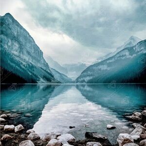 Diamond Art Club - Glacial Lake Diamond Painting Kit